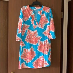 Coral theme dress